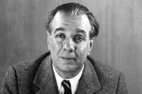 Jorge Luis Borges (1899–1986), fotograferad 1951.