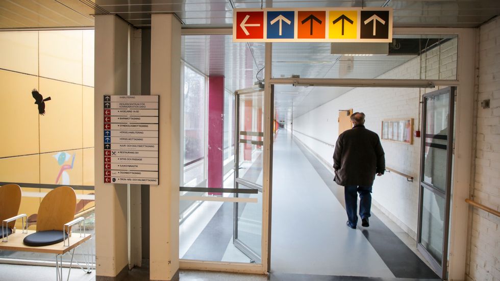 Hallands sjukhus Varberg får kritik av IVO. Arkivbild.