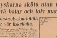 Ur SvD:s arkiv, fredagen den 27 augusti 1943.