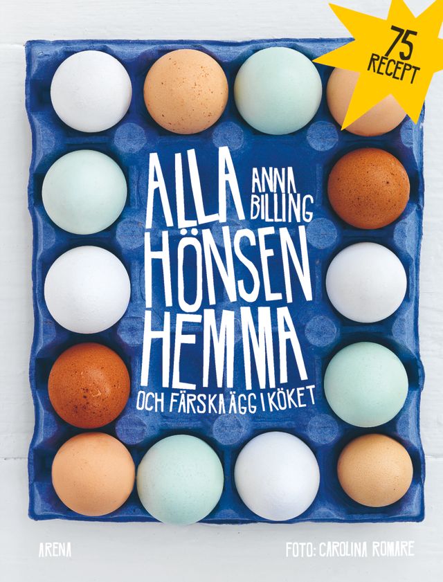 Recepten är hämtade ur ”Alla hönsen hemma och färska ägg i köket” av Anna Billing, foto Carolina Romare. Bokförlaget Arena.