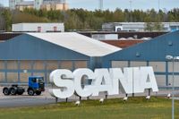 Scanias fabrik i Södertälje. Arkivbild.
