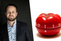 Mattias Ribbing förespråkar pomodorometoden. ”Pomodoro” är italienska för tomat och upphovsmannen ska ha använt en tomatformad äggklocka när han kom på tekniken.