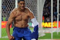 Hulk jobbade på sitt trademark efter ett mål för Porto mot Sporting i maj.