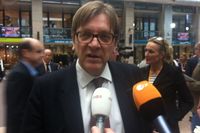 Guy Verhofstadt, före detta premiärminister i Belgien.