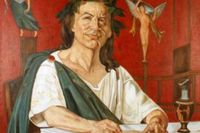 Horatius (65–8 f Kr) myntade begreppet ”carpe diem”. Målning av Giacomo Di Chirico.