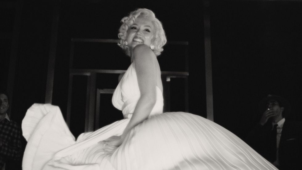 Ana de Armas som Marilyn Monroe.
