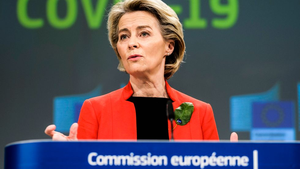 EU-kommissionens ordförande Ursula von der Leyen