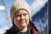 Klimataktivisten Greta Thunberg och U2-sångaren Bono är båda på Världsekonomiskt forum i Davos, Schweiz.