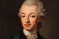 Gustav III, porträtt av Lorens Pasch d y