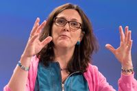 EU:s handelskommissionär Cecilia Malmström. 