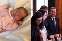 ”Änglalik”, sa Sveriges statsminister Stefan Löfven om prinsessan Adrienne, prinsessan Madeleines och Chris O’Neills nyfödda dotter