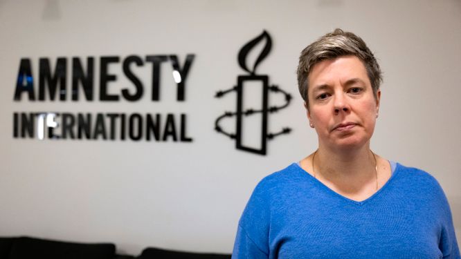 Amnesty Sveriges generalsekreterare Anna Johansson.