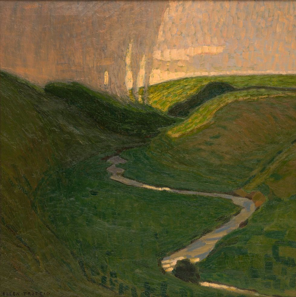 Ellen Trotzig, ”En regnskur”, 1911.
