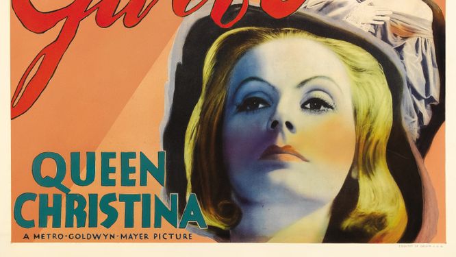Filmaffisch för ”Drottning Christina”, 1933.