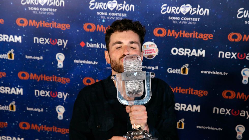 Nederländske Duncan Laurence vann Eurovision förra året. Arkivbild.