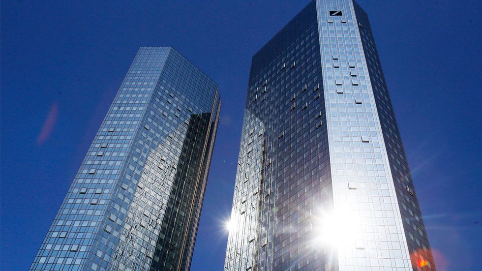 Deutsche Banks huvudkontor i Frankfurt.