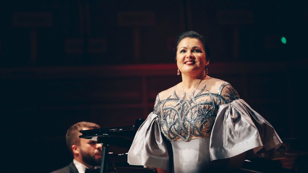 Sopranen Anna Netrebko, Polarpristagare 2020, gästade Konserthuset i helgen med pianisten Pavel Nebolsin.