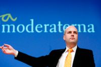 Fredrik Reinfeldt lanserar de ”nya” Moderaterna 2005.