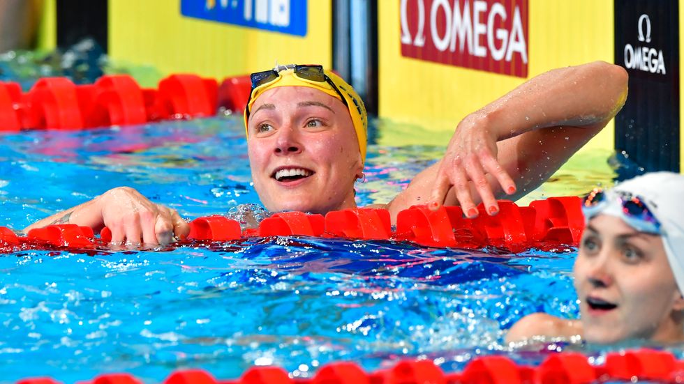 Sarah Sjöström tog guld på 50 meter fritt i kortbane-VM i Abu Dhabi i november. I år får hon åka till Melbourne för att ta fler VM-medaljer.