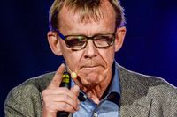 Hans Rosling fick stående ovationer under insamlingsgalan ”Hela Sverige skramlar” i Globen.