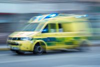 En man fick klämskador vid en olycka på ett mobilt asfaltverk i Ljungby. Arkivbild.
