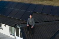 Carl Talling har solceller på sitt fritidshus.