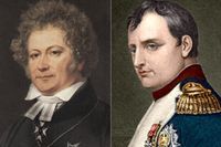 Esaias Tegner och Napoleon Bonaparte.