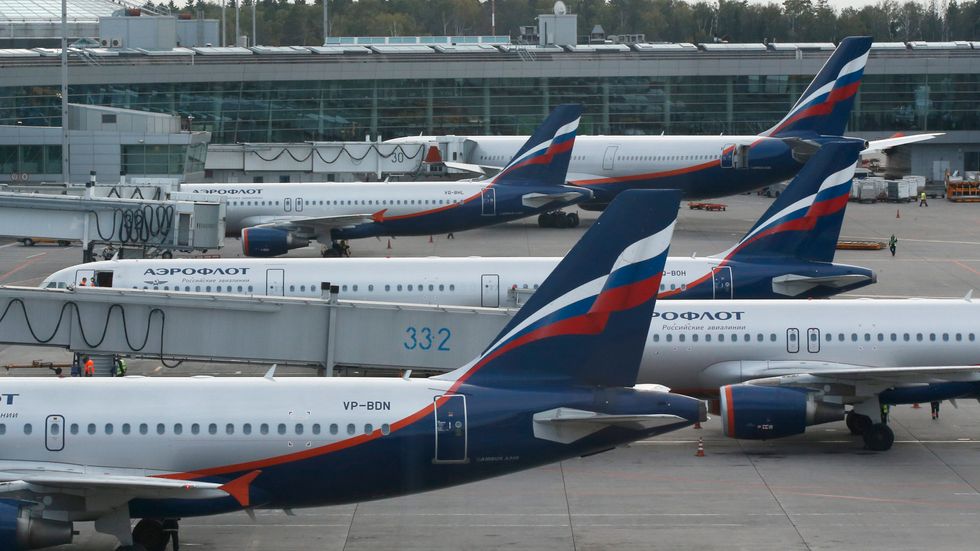 Aeroflot-flygplan får flyga omvägar framöver. Arkivbild.