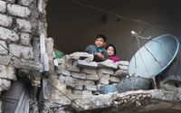 Striden om staden Aleppo går vidare med stor förödelse som följd.