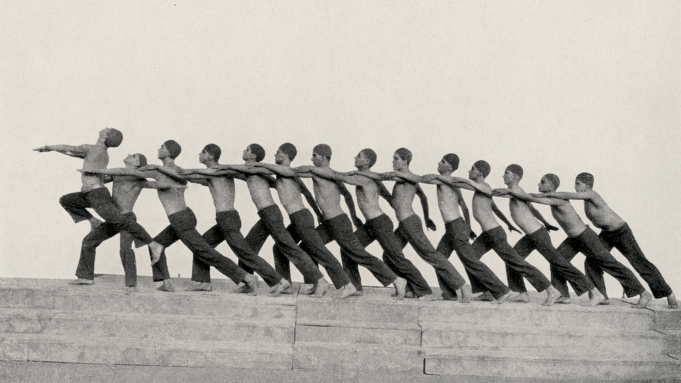 Ted Shawns manliga dansare (1929). Bild från utställningen ”Dancing men” på Dansmuseet.