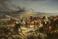 Slaget vid Solferino, här återgivet av konstnären Adolphe Yvon, var ett avgörande slag mellan kejsardömet Österrike och Frankrike och Sardinien som ägde rum den 24 juni 1859 i norra Italien. 