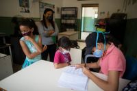 Skolbarn i Venezuela ska få matstöd från WFP. Arkivbild.