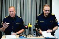 Malmöpolisen presenterade resultaten av Operation rimfrost under fredagsförmiddagen.