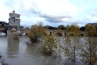Översvämning vid Tibern, 25 november 2005.