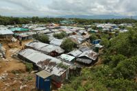 Omkring en miljon rohingyer bor i flyktingläger i Bangladesh. De flesta flydde förföljelse i grannlandet Myanmar 2017. Arkivbild.