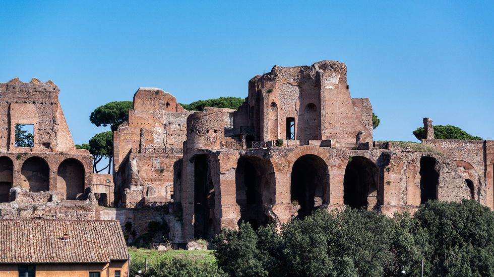 Ruiner på Palatium (Palatinen), en av Roms sju kullar.