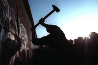 Berlinmuren föll den 9 november 1989.