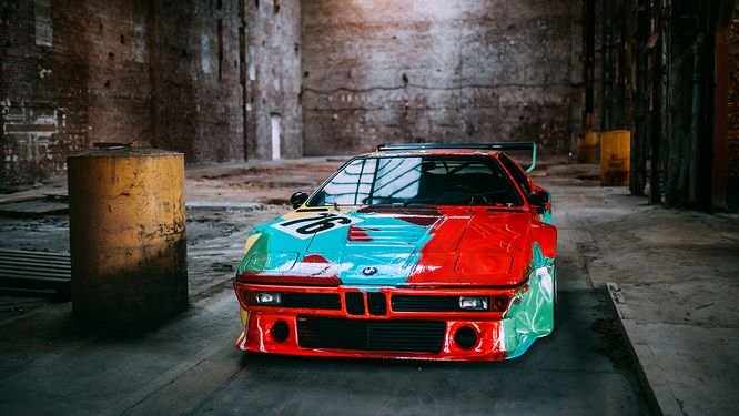 Så blev Andy Warhols egen BMW-design