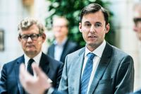 Jacob Wallenberg, vänster, med Johan Forssell som blir ny vd för Investor.