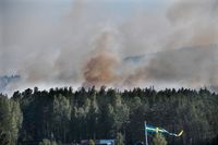 Skogsbranden i Enskogen utanför Ljusdal.