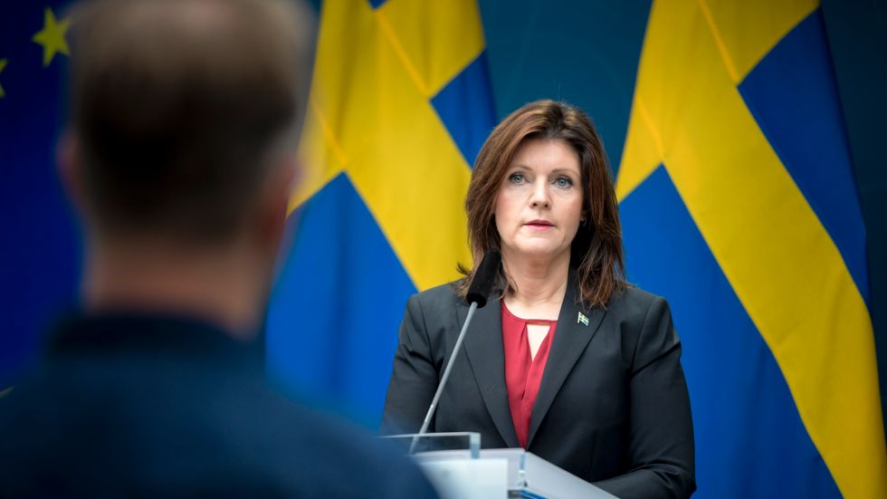 Arbetsmarknadsminister Eva Nordmark (S). 