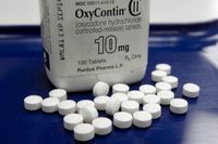 Oxycontin, ett smärtstillande läkemedel som anses ha spelat en central roll i den pågående beroendeepidemin.