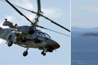 Ryska attackhelikoptern Ka-52 uppges kunna starta och landa på den nya plattformen på ön Hogland i Finska viken. 
