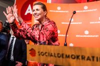 Rödgröna blocket med Mette Frederiksen i spetsen vinner det danska valet.