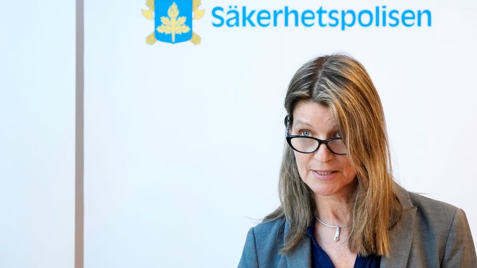 Susanna Trehörning, biträdande chef för kontraterrorism på Säpo. Arkivbild.