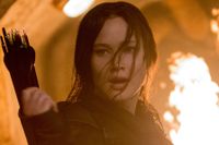 Jennifer Lawrence i ”Hungerspelen: Mockingjay del 2” premiär november 2015.