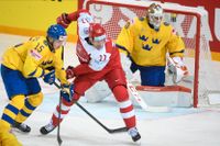 Det blev en tung start för Tre Kronor i ishockey-VM. Förlust mot Danmark.