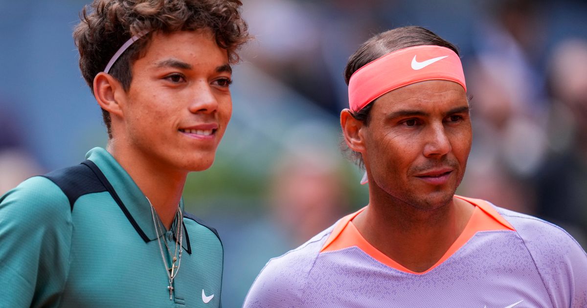 37-årige Nadal besegrade 16-årige talangen