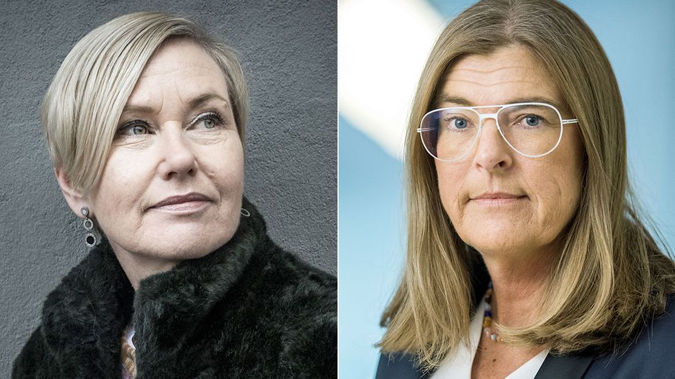 Anna Johansson och Therese Guovelin. 