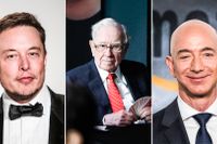 Elon Musk, Warren Buffett, Jeff Bezos.